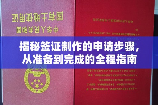 开县揭秘签证制作的申请步骤，从准备到完成的全程指南
