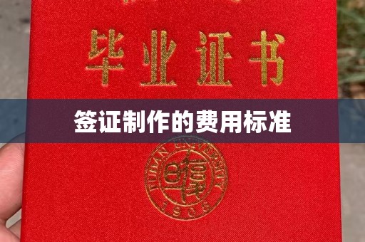 开县签证制作的费用标准