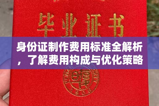 开县身份证制作费用标准全解析，了解费用构成与优化策略