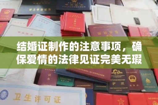 开县结婚证制作的注意事项，确保爱情的法律见证完美无瑕